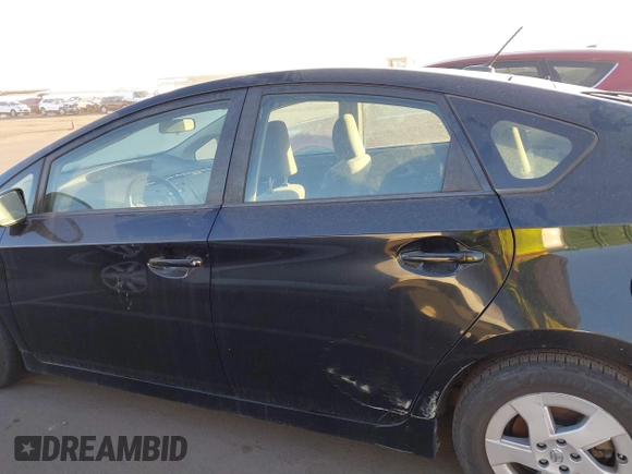 2011 Toyota Prius I with VIN JTDKN3DU1B5302007, listed as a IAAI auction lot 41313078 with 186,530 mi miles and . Bid and sale history available at DreamBid. Image 14.