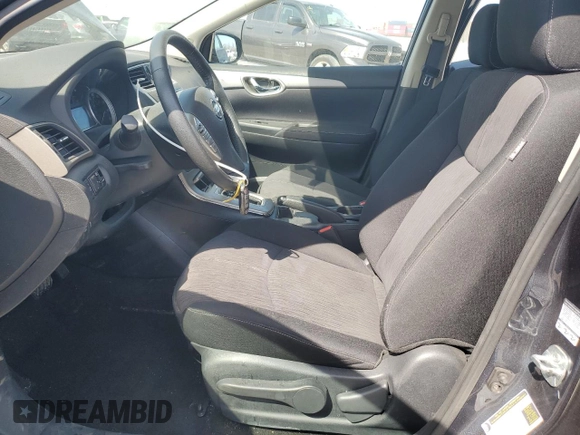 2014 Nissan Sentra SV with VIN 3N1AB7AP7EY220027, listed as a Copart auction lot 50780745 with 67,358 mi miles and Salvage title. Bid and sale history available at DreamBid. Image 7.