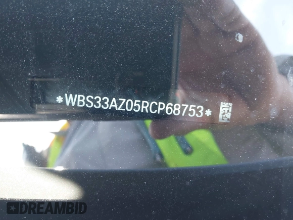 2024 BMW M4 Competition z VIN WBS33AZ05RCP68753, wystawiony jako IAAI lot #42143172 z przebiegiem 6736 mil mil oraz . Historia ofert i sprzedaży dostępna na DreamBid. Obrazek 9.