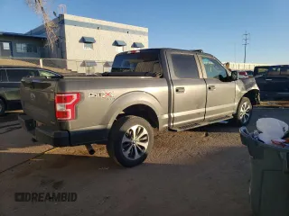2020 Ford F-150 XL with VIN 1FTEW1EP8LKF26126, listed as a Copart auction lot 87701005 with 48,283 mi miles and Non Repairable. Bid and sale history available at carsss.com. Image 3.