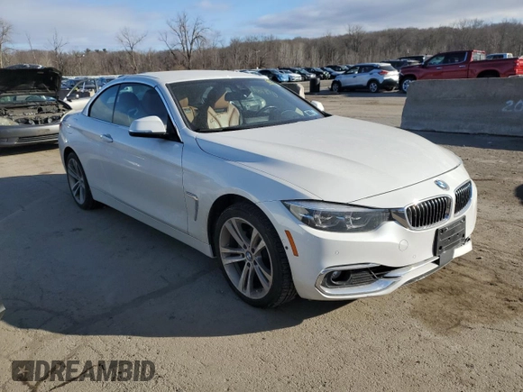 2018 BMW 4 Series 430i xDrive with VIN WBA4Z3C55JEC56297, listed as a Copart auction lot 87870095 with 78,602 mi miles and Salvage Title. Bid and sale history available at DreamBid. Image 4.