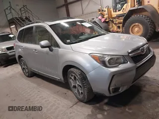 2015 Subaru Forester 2.0XT Touring with VIN JF2SJGUC0FH835689, listed as a IAAI auction lot 41663006 with 119,560 mi miles. Bid and sale history available at carsss.com. Image 1.