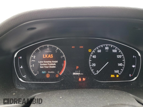 2019 Honda Accord EX z VIN 1HGCV1F40KA031181, wystawiony jako Copart lot #55635265 z przebiegiem 82 664 mil mil oraz Szkoda całkowita • Salvage title. Historia ofert i sprzedaży dostępna na DreamBid. Obrazek 9.