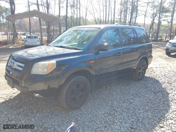 2006 Honda Pilot EX-L with RES with VIN 5FNYF18616B001541, listed as a IAAI auction lot 41894731 with 207,364 mi miles. Bid and sale history available at carsss.com. Image 2.