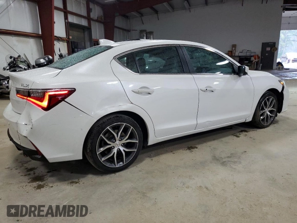 2020 Acura ILX Premium with VIN 19UDE2F75LA012972, listed as a Copart auction lot 57760535 with 43,059 mi miles and Salvage title. Bid and sale history available at DreamBid. Image 3.