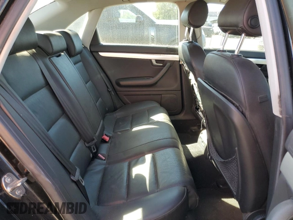 2007 Audi A4 2.0T with VIN WAUAF78E37A039291, listed as a Copart auction lot 47048265 with 120,531 mi miles and Salvage Title. Bid and sale history available at carsss.com. Image 10.