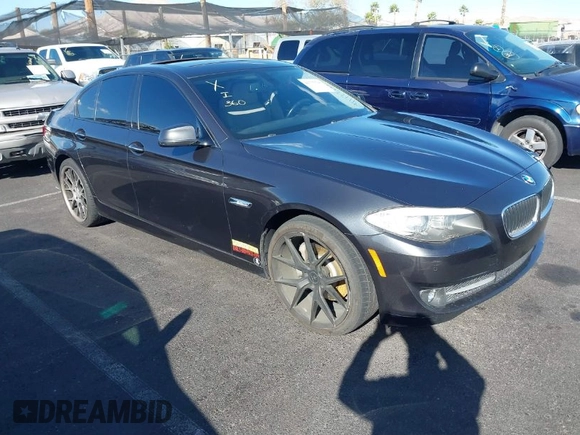 2011 BMW 5 Series 535i with VIN WBAFR7C57BC607625, listed as a IAAI auction lot 41777798 with 210,876 mi miles and . Bid and sale history available at carsss.com. Image 1.