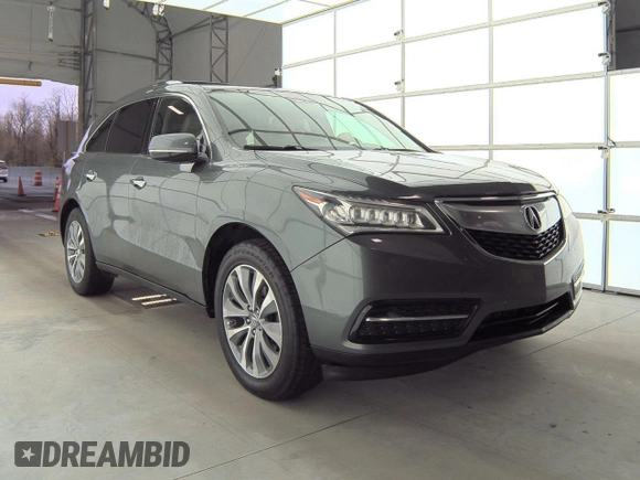 2015 Acura MDX Tech Pkg with VIN 5FRYD3H40FB003778, listed as a Copart auction lot 54456115 with 300,284 mi miles and Clean Title. Bid and sale history available at carsss.com. Image 1.