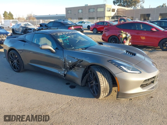 2016 Chevrolet Corvette Z51 1LT z VIN 1G1YH2D75G5121840, wystawiony jako IAAI lot #41392412 z przebiegiem 64 452 mil mil oraz . Historia ofert i sprzedaży dostępna na DreamBid. Obrazek 1.