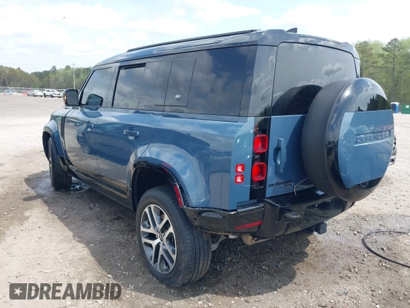 2023 Land Rover Defender X-Dynamic SE with VIN SALE27EU8P2221129, listed as a IAAI auction lot 41955991 with 25,051 mi miles and . Bid and sale history available at DreamBid. Image 3.