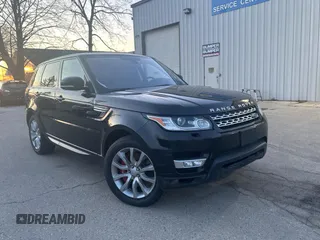 2016 Land Rover Range Rover Sport V8 Dynamic with VIN SALWR2EF9GA580046, listed as a Copart auction lot 49009835 with 99,796 mi miles and Clean Title. Bid and sale history available at carsss.com. Image 1.