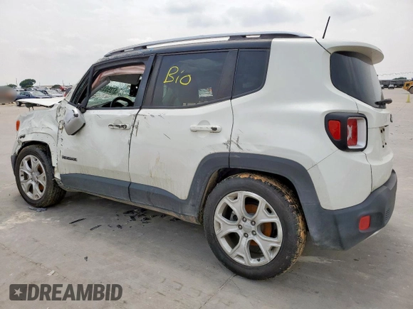 2018 Jeep Renegade Limited with VIN ZACCJADBXJPH49671, listed as a Copart auction lot 57353395 with 49,582 mi miles and Clean title. Bid and sale history available at DreamBid. Image 2.