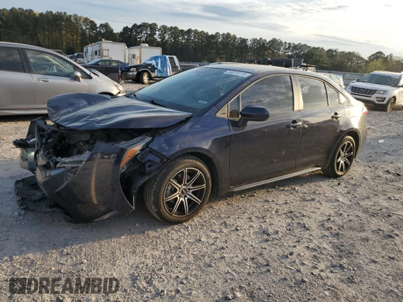 2021 Toyota Corolla LE with VIN 5YFEPMAE6MP230995, listed as a Copart auction lot 50618115 with 92,898 mi miles and Salvage Title. Bid and sale history available at carsss.com. Image 1.