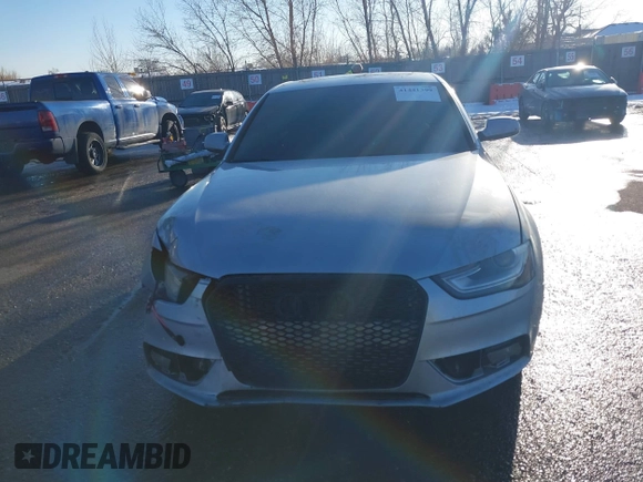 2015 Audi A4 Premium with VIN WAUBFAFL0FN005545, listed as a IAAI auction lot 41441399 with 112,478 mi miles. Bid and sale history available at carsss.com. Image 12.
