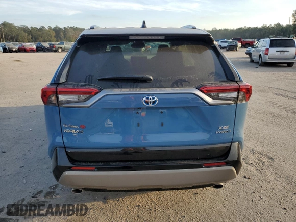 2024 Toyota RAV4 Hybrid XSE with VIN 4T3E6RFV5RU168236, listed as a Copart auction lot 82796124 with 4,479 mi miles and Salvage Title. Bid and sale history available at carsss.com. Image 6.