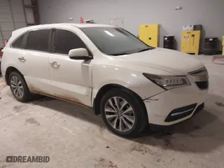 2014 Acura MDX Tech Pkg with VIN 5FRYD4H43EB042952, listed as a IAAI auction lot 41394833 with 85,329 mi miles. Bid and sale history available at carsss.com. Image 1.