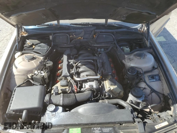 2001 BMW 7 Series 740i with VIN WBAGG83401DN83796, listed as a Copart auction lot 61862025 with Not provided miles and Salvage title. Bid and sale history available at DreamBid. Image 11.