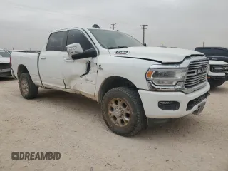 2023 Ram 2500 Laramie with VIN 3C6UR5FL5PG559269, listed as a Copart auction lot 87852985 with 29,174 mi miles and Salvage Title. Bid and sale history available at carsss.com. Image 4.