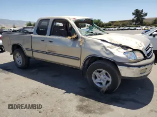 2001 Toyota Tundra SR5 with VIN 5TBRT34121S190183, listed as a Copart auction lot 58151034 with 198,512 mi miles and Non Repairable. Bid and sale history available at DreamBid. Image 4.