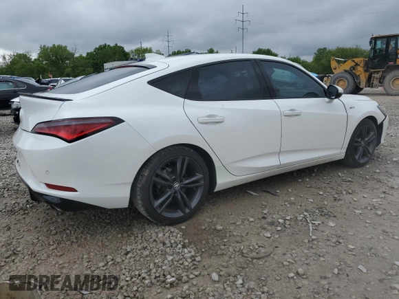 2023 Acura Integra Technology with VIN 19UDE4H62PA005399, listed as a Copart auction lot 56639145 with 51,340 mi miles and Salvage title. Bid and sale history available at DreamBid. Image 3.
