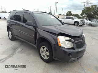 2008 Chevrolet Equinox LS z VIN 2CNDL23F686288948, wystawiony jako IAAI lot #41907226 z przebiegiem 154 472 mil mil oraz . Historia ofert i sprzedaży dostępna na DreamBid. Obrazek 1.