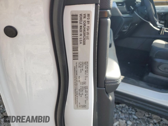 2024 Jeep Grand Cherokee Laredo with VIN 1C4RJHAG6RC263006, listed as a Copart auction lot 52301705 with 2,003 mi miles and Salvage title. Bid and sale history available at DreamBid. Image 16.