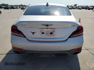 2019 Genesis G70 3.3T Advanced with VIN KMTG34LE2KU014936, listed as a Copart auction lot 74771744 with 29,245 mi miles and Salvage Title. Bid and sale history available at carsss.com. Image 6.