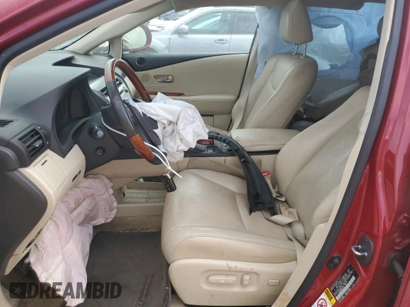 2011 Lexus RX 350 with VIN JTJBK1BA8B2437120, listed as a Copart auction lot 52027995 with 226,044 mi miles and Salvage Title. Bid and sale history available at DreamBid. Image 7.