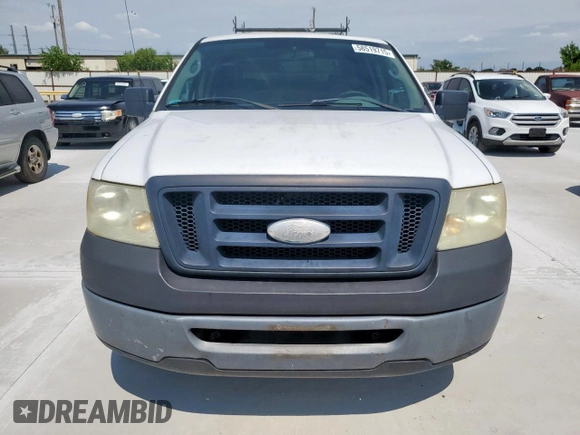 2008 Ford F-150 XL with VIN 1FTPX12V98FA70078, listed as a Copart auction lot 58519715 with 151,284 mi miles and Salvage title. Bid and sale history available at DreamBid. Image 5.