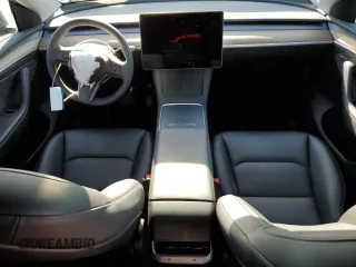 2023 Tesla Model Y Long Range with VIN 7SAYGDEE6PA032862, listed as a Copart auction lot 46542405 with 12,181 mi miles and Salvage Title. Bid and sale history available at DreamBid. Image 8.