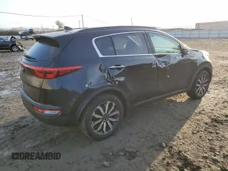 2019 Kia Sportage EX with VIN KNDPNCAC1K7495118, listed as a Copart auction lot 42792375 with 82,679 mi miles and Salvage Title. Bid and sale history available at carsss.com. Image 3.