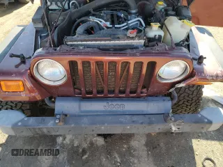 2002 Jeep Wrangler Sahara with VIN 1J4FA59S12P704608, listed as a Copart auction lot 69146504 with 125,920 mi miles and Salvage Title. Bid and sale history available at carsss.com. Image 11.
