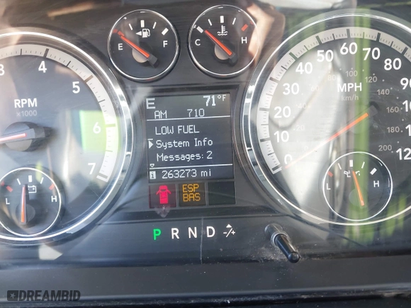 2009 Dodge Ram 1500 SLT with VIN 1D3HV18T89S723693, listed as a IAAI auction lot 42093004 with 263,273 mi miles. Bid and sale history available at carsss.com. Image 15.