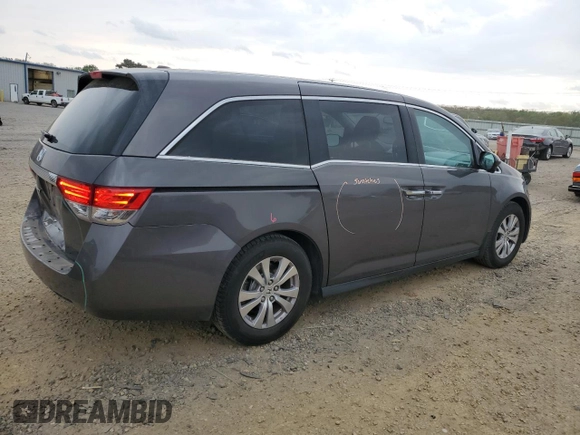 2016 Honda Odyssey EX-L with VIN 5FNRL5H66GB141610, listed as a Copart auction lot 51547135 with 76,542 mi miles and Clean Title. Bid and sale history available at DreamBid. Image 3.