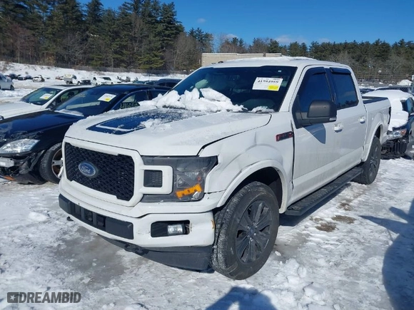2018 Ford F-150 XL with VIN 1FTEW1EG0JFD00989, listed as a IAAI auction lot 41594959 with 138,951 mi miles. Bid and sale history available at carsss.com. Image 2.