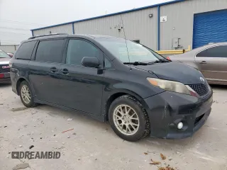 2011 Toyota Sienna SE with VIN 5TDXK3DC1BS058195, listed as a Copart auction lot 55395835 with 172,413 mi miles and Salvage title. Bid and sale history available at DreamBid. Image 4.