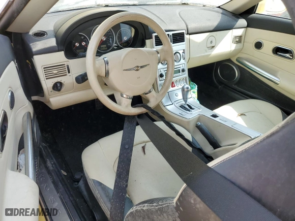 2005 Chrysler Crossfire Limited with VIN 1C3AN65L45X045327, listed as a Copart auction lot 75447094 with 0 mi miles and Non Repairable. Bid and sale history available at carsss.com. Image 8.