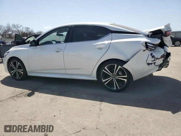 2023 Nissan Sentra SR with VIN 3N1AB8DV4PY311100, listed as a Copart auction lot 47260035 with 37,695 mi miles and Salvage Title. Bid and sale history available at DreamBid. Image 2.