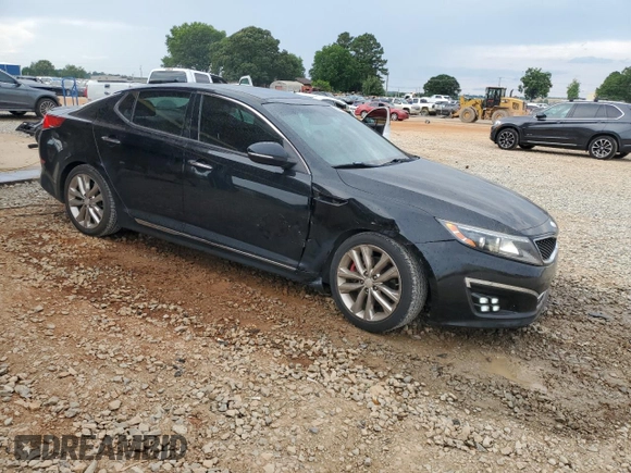 2015 Kia Optima SX Turbo with VIN 5XXGR4A60FG394041, listed as a Copart auction lot 60543135 with 129,130 mi miles and Clean title. Bid and sale history available at DreamBid. Image 4.