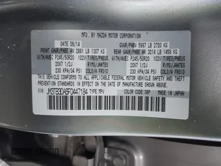 2015 Mazda CX-9 Grand Touring with VIN JM3TB3DA6F0447184, listed as a IAAI auction lot 41771865 with 137,814 mi miles. Bid and sale history available at carsss.com. Image 9.
