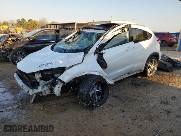 2021 Honda HR-V EX-L with VIN 3CZRU5H72MM715465, listed as a Copart auction lot 47024375 with 0 mi miles and Non Repairable. Bid and sale history available at carsss.com. Image 1.