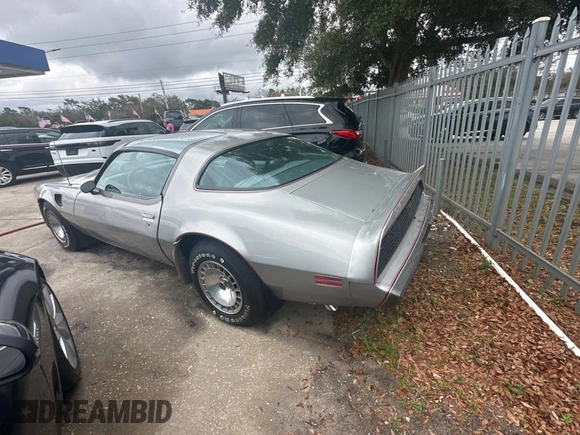 1979 Pontiac Firebird with VIN 2X87K9N151903, listed as a Copart auction lot 46483805 with 9,491 mi miles and Clean title. Bid and sale history available at DreamBid. Image 3.