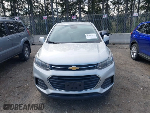 2020 Chevrolet Trax LS with VIN 3GNCJNSB5LL202191, listed as a IAAI auction lot 41885136 with 43,734 mi miles. Bid and sale history available at carsss.com. Image 13.