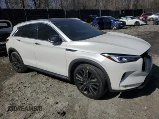 2021 Infiniti QX50 Luxe with VIN 3PCAJ5BB9MF121288, listed as a Copart auction lot 50783525 with 86,348 mi miles and Salvage Title. Bid and sale history available at DreamBid. Image 4.