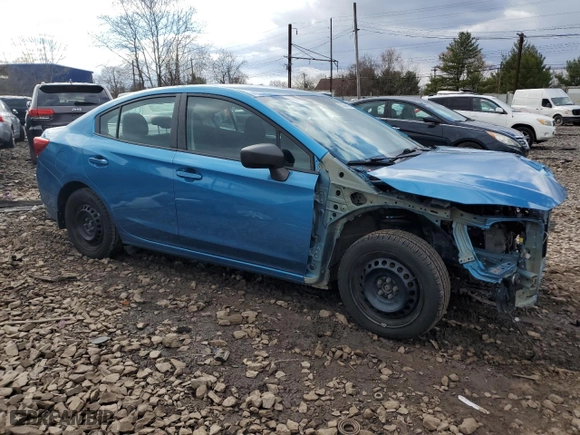 2018 Subaru Impreza with VIN 4S3GKAA61J3605341, listed as a Copart auction lot 50309695 with 0 mi miles and Salvage Title. Bid and sale history available at carsss.com. Image 4.