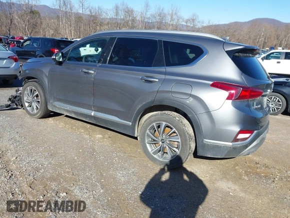 2019 Hyundai Santa Fe Limited with VIN 5NMS5CAD3KH033218, listed as a IAAI auction lot 41509237 with 95,152 mi miles. Bid and sale history available at carsss.com. Image 3.