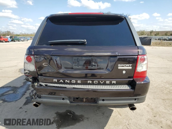 2009 Land Rover Range Rover Sport SC z VIN SALSH23419A191262, wystawiony jako Copart lot #44139425 z przebiegiem 56 114 mil mil oraz Szkoda całkowita • Salvage title. Historia ofert i sprzedaży dostępna na DreamBid. Obrazek 6.