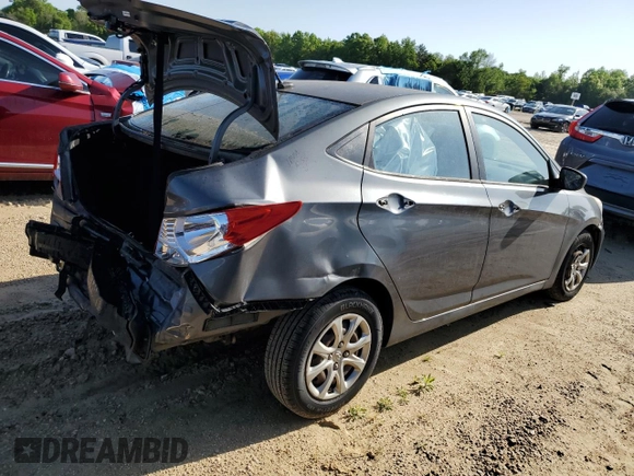 2013 Hyundai Accent GLS with VIN KMHCT4AE1DU307046, listed as a Copart auction lot 51236265 with 240,600 mi miles and Salvage Title. Bid and sale history available at carsss.com. Image 3.