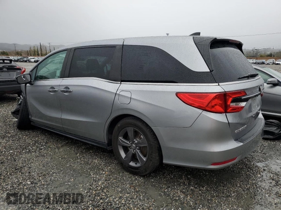 2022 Honda Odyssey EX with VIN 5FNRL6H57NB004556, listed as a Copart auction lot 49288215 with 128,460 mi miles and Salvage Title. Bid and sale history available at DreamBid. Image 2.