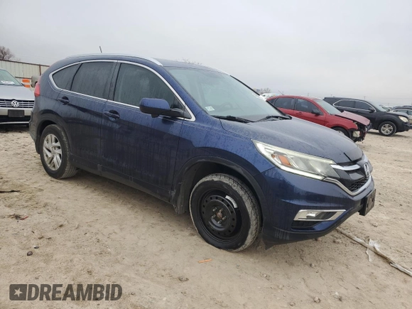 2015 Honda CR-V EX-L with VIN 2HKRM3H79FH527576, listed as a Copart auction lot 43839715 with 127,670 mi miles and Salvage Title. Bid and sale history available at DreamBid. Image 4.